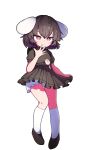  absurdres animal_ears bright_pupils closed_mouth floppy_ears full_body hh highres inaba_tewi rabbit_ears red_eyes simple_background smile standing touhou white_background white_pupils 