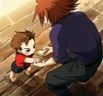  brown_hair father_and_son kratos_aurion lloyd_irving male short_hair sio_vanilla tales_of_symphonia 