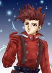  brown_hair lloyd_irving male short_hair snow solo tales_of_symphonia 