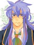  blue_eyes blue_hair flower male regal_bryant solo tales_of_symphonia 