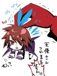  brown_eyes brown_hair chibi kratos_aurion male short_hair tales_of_symphonia translation_request wings 