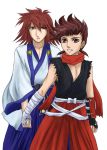  alternate_costume brown_hair father_and_son kratos_aurion lloyd_irving male redhead short_hair tales_of_symphonia 