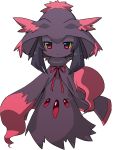  fuchsia mismagius no_humans pokemon pokemon_(creature) red_eyes ribbon 