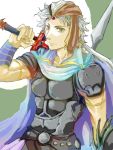  character_request final_fantasy final_fantasy_ii frioniel male short_hair solo sword white_hair yellow_eyes 