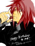  food kratos_aurion male red_eyes redhead short_hair solo tales_of_symphonia 