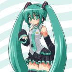  aqua_hair dd_(artist) hatsune_miku solo thigh-highs thighhighs twintails vocaloid zettai_ryouiki 