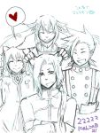  character_request colette_brunel heart lloyd_irving sketch smile tales_of_symphonia 