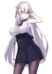  1girl anastasia_(fate) bangs blue_eyes blush breasts elfenlied22 fate/grand_order fate_(series) hair_over_one_eye hairband large_breasts long_hair looking_at_viewer silver_hair solo very_long_hair 