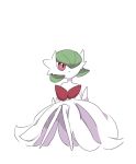  bangs bare_shoulders barefoot bob_cut closed_mouth colored_skin commentary_request dress elbow_gloves flat_chest full_body gardevoir gen_3_pokemon gloves green_hair hair_over_one_eye happy invisible_chair knees_together_feet_apart looking_to_the_side mega_gardevoir mega_pokemon pokemon pokemon_(creature) red_eyes ronen short_hair simple_background sitting sketch smile strapless strapless_dress white_background white_dress white_gloves white_skin white_theme 