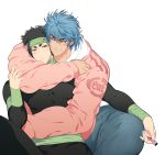  2boys coco_(toriko) hug toriko yaoi 