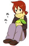  chikorita nintendo pokemon redhead scarf silver_(pokemon) 