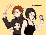 baccano! bad_id black_hair chane_laforet claire_stanfield dress laphy rapi_(artist) short_hair yellow_eyes 