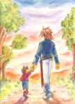  family father_and_son kratos_aurion lloyd_irving short_hair tales_of_symphonia 