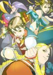  big_ass blonde_hair breasts brown_eyes brown_hair cammy_white capcom chun-li cleavage hibiki_dan huge_ass huge_breasts kanzuki_karin kasugano_sakura kuruma_hajime lips pantyhose rainbow_mika rose_(street_fighter) street_fighter yellow_eyes 