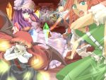  embodiment_of_scarlet_devil hat head_wings headwings hong_meiling izayoi_sakuya koakuma machomaru patchouli_knowledge remilia_scarlet touhou 