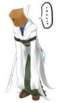  bag bag_on_head braid cosplay faust faust_(cosplay) faust_(guilty_gear) guilty_gear labcoat necktie pants paper_bag radia scalpel solo touhou yagokoro_eirin 