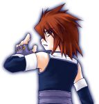 brown_hair kratos_aurion male short_hair simple_background solo tales_of_symphonia 