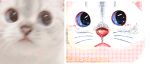  animal_focus animated animated_gif blinking cat closed_mouth eye_focus flipnote_studio_(medium) keke_(kokorokeke) no_humans original sparkling_eyes symbol_commentary white_cat 
