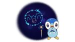  blue_eyes commentary_request creature fireworks gen_4_pokemon hands_up looking_at_viewer no_humans official_art open_mouth piplup pokemon prj_pochama solo sparkling_eyes standing toes tongue 