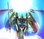  armored_core glowing holding holding_weapon looking_at_viewer mecha no_humans suibotuouji weapon 