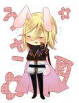  animal_ears bad_id blonde_hair blush bunny_ears cape hyerry male rabbit_ears richard_(tales_of_graces) solo tales_of_(series) tales_of_graces 