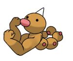  ._. animal_focus black_eyes blank_eyes caterpillar clenched_hands fighting_stance from_side full_body gen_1_pokemon hands_up lowres muscular no_humans pokemon pokemon_(creature) simple_background solo vilepluff weedle what white_background 