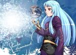  earth giantess gloves king_of_fighters kula_diamond long_hair red_eyes snk solo 