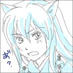  animal_ears inuyasha inuyasha_(character) male oekaki sketch solo 