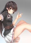  1girl absurdres highres juujou_hiyori looking_at_viewer school_uniform skirt smile toji_no_miko yuzf 