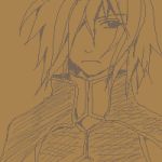  kratos_aurion male oekaki short_hair sketch solo 