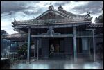  bad_id building east_asian_architecture kusuriuri_(mononoke) mononoke night rain scenery 