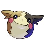  black_eyes bright_pupils closed_mouth commentary english_commentary gen_8_pokemon go-lurk lowres morpeko morpeko_(full) no_humans pokemon pokemon_(creature) smile solo transparent_background 