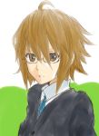  bespectacled glasses gogono_pan'ya gogono_panya hair_down k-on! school_uniform short_hair solo tainaka_ritsu 