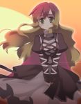  cape dress gradient_hair hijiri_byakuren long_hair multicolored_hair solo touhou 