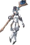  armor girl listless_time monster_hunter staff weapon 