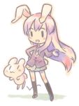  arata_toshihira blazer bunny bunny_ears long_hair purple_hair rabbit rabbit_ears reisen_udongein_inaba skirt touhou 