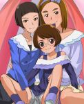  3girls character_request closed_mouth haruyama_kazunori looking_at_viewer multiple_girls 