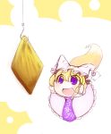  chibi food hat kuresento solo touhou yakumo_ran young 