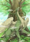 dragon fantasy nimai nishikigoi991 no_humans original tree western_dragon 