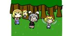  4girls alice_margatroid angry chasing fairy_wings multiple_girls open_mouth original shanghai_doll touhou walfas wings 