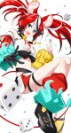  1girl absurdres animal_ears australia bow cheese collar dice_gt dice_hair_ornament food hair_ornament hakos_baelz highres hololive hololive_english mouse_ears mouse_girl mousetrap solo spiked_collar spikes tail tail_bow tail_ornament virtual_youtuber 