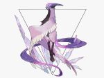  absurdres beak bird blue_eyes closed_mouth commentary_request full_body galarian_articuno galarian_form gen_8_pokemon glowing glowing_eyes highres legendary_pokemon ngr_(nnn204204) no_humans pokemon pokemon_(creature) signature talons 