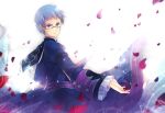  glasses hagiwara_rin hubert_ozwell male petals short_hair solo tales_of_(series) tales_of_graces white_background 