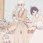  absurdres cake food highres kaneki_ichika kaneki_ken kirishima_touka tokyo_ghoul tokyo_ghoul:re toukaairab 