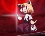  :3 animal_ears arcueid_brunestud cat_ears melty_blood moon neko-arc nekoarc red_moon shingetsutan_tsukihime tsukihime type-moon wallpaper 