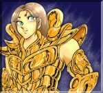  aries_mu armor brown_hair cloth golden horns knights_of_the_zodiac male ram_horns saint_seiya 