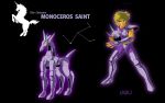  armor blonde_hair cloth constellation jabu knights_of_the_zodiac male saint_seiya unicorn unicorn_jabu 