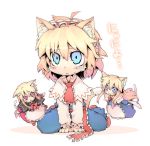  :3 alice_margatroid animal_ears blonde_hair blue_eyes cat_ears cat_tail doll furry hairband hourai hourai_doll kemonomimi_mode matching_hourai matching_shanghai morino_hon red_eyes shanghai shanghai_doll short_hair tail touhou 