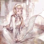  1girl breasts character_request closed_mouth highres kazama_raita long_hair maquia smile solo 