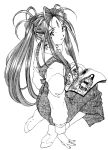  aa_megami-sama antenna_hair belldandy girl goddess long_dress long_hair seiza sitting 